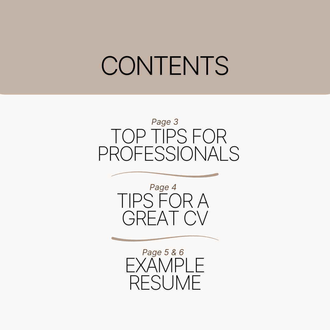 UAE CV Tips & Tricks for Professionals